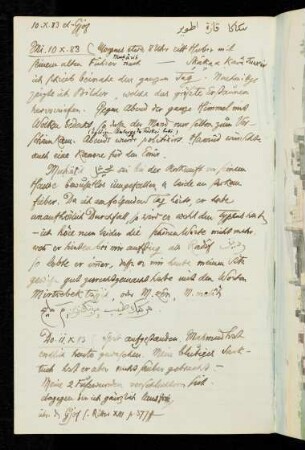 33v-36v 10.X.-11.X.1883 el-Gjof, mit aquarellierten Zeichnungen