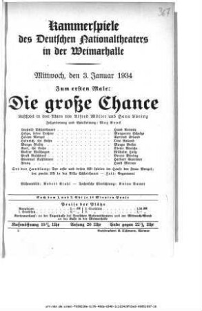 Die große Chance