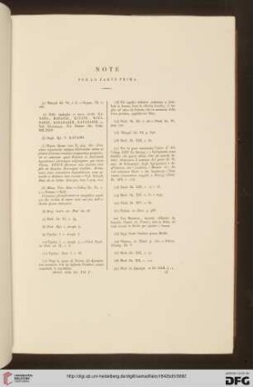 Note per la parte prima