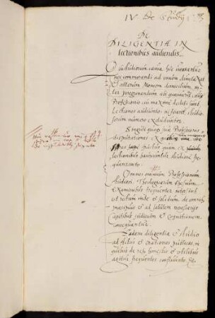 IV. De studiis.