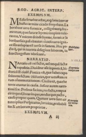 Narratio.