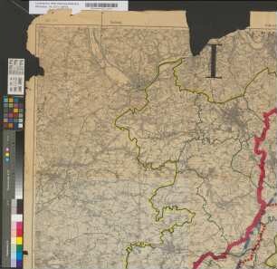 [Entwurf zur kommunalen Neugliederung betr. Elberfeld und Barmen: Ideen-Entwurf der Regierung Düsseldorf und Vorschlag der Stadt Elberfeld sowie ein nicht bezeichneter Vorschlag]. Vermessungsamt [Elberfeld]