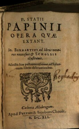 Statii opera quae extant