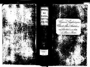 Leipferdingen, Geisingen TUT; Katholische Gemeinde: Standesbuch 1810-1839