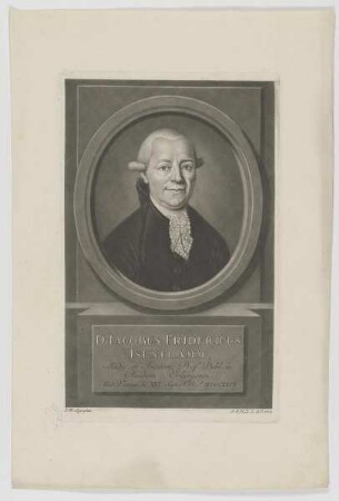 Bildnis des Iacobus Fridericus Isenflamm