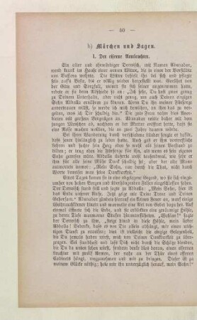 b) Märchen und Sagen