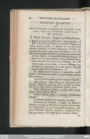 Epocha Quarta Ab Exitu Israelitarum Ad Finem Iudicum, Seu Ad Tempus Samuelis Et Saulis.