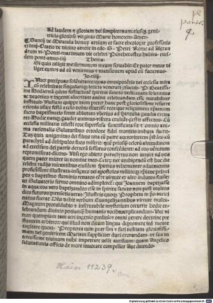 Oratio de divino amore ad Alexandrum VI. pontificem maximum : Rom, 1496.05.22