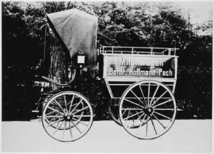 Pferdewagen für Milchtransport