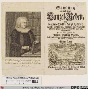Bildnis Michael Gerhard Feyga