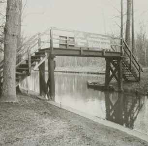 Bank (Brücke) über den Burg-Lübbenauer Kanal