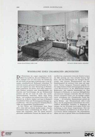 48: Wohnräume eines ungarischen Architekten
