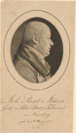 Joh. (Hans) Paul Ammon; geb. 09.03.1772