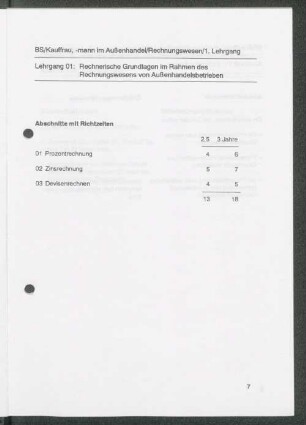 [Lehrgänge 01 bis 06]