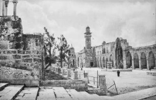 Bab-al-Silsila-Minarett (HAPAG-Mittelmeerfahrt der Oceana Leonhardt 1929)