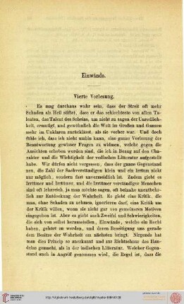 Einwände