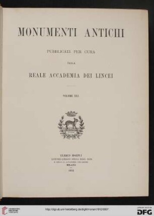 21: Monumenti antichi