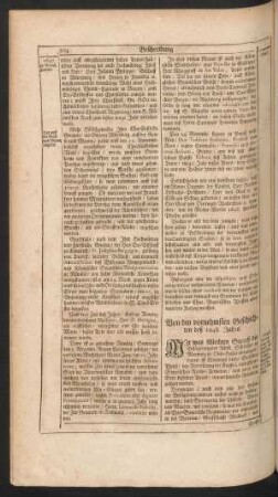 Von den vornehmsten Geschichten deß 1648. Jahrs.