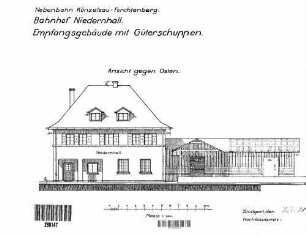 Niedernhall: Ansicht Straßenseite Empfangsgeb.