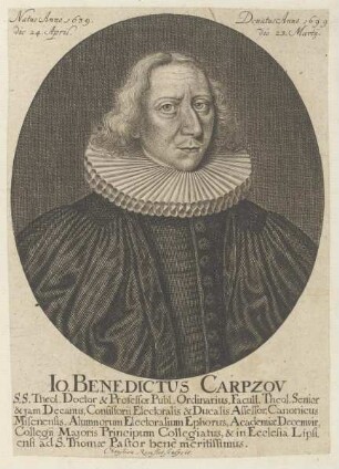 Bildnis des Io. Benedictus Carpzov