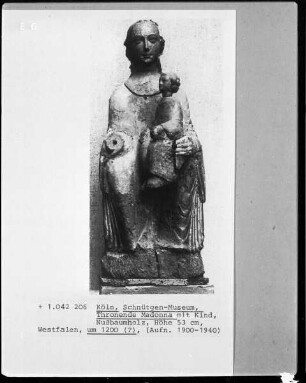 Thronende Muttergottes mit Kind
