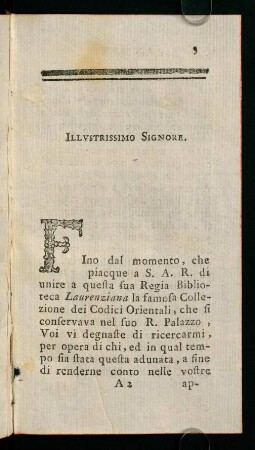 3-86, Illustrissimo Signore