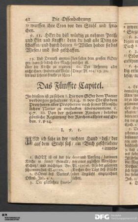 Das Fünffte Capitel.