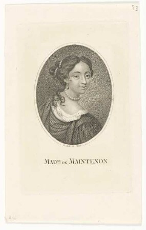 Bildnis der Madame de Maintenon