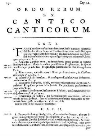 Ordo Rerum Ex Cantico Canticorum.