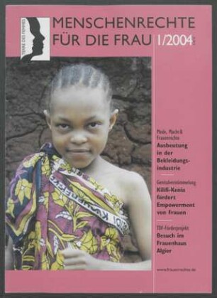 Menschenrechte für die Frau : Die Zeitschrift von TERRE DES FEMMES