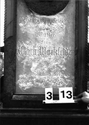 Grabstein B I C/3/13 (Detailaufnahme)