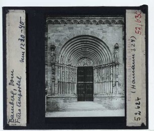 Bamberg, Dom,Bamberg, Dom, Fürstenportal : Gesamtansicht des Portals