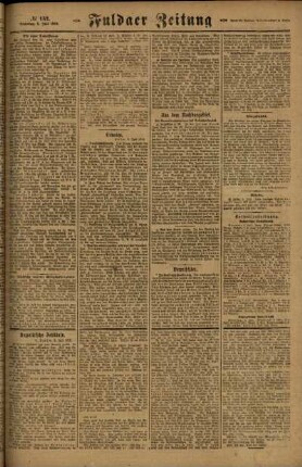 Zweite Ausgabe vom Samstag, den 05. Juli 1919.
