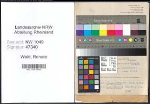 Entnazifizierung Renate Wald , geb. 29.07.1922 ()