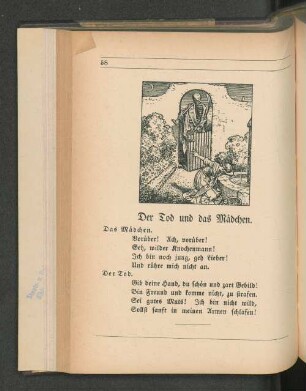 Der Tod und das Mädchen.