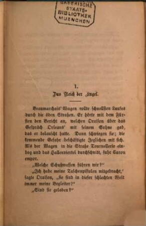 Beaumarchais : historischer Roman, 3. Band