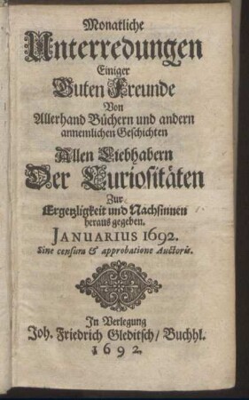 Januarius 1692.