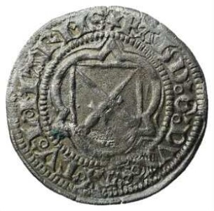 Münze, 1/2 Groschen (Schwertgroschen), 1497 - 1500