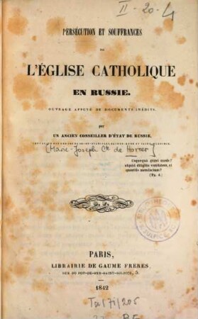Persécutions et souffrances de l'église catholique en Russie