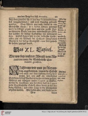 Das XL. Capitel