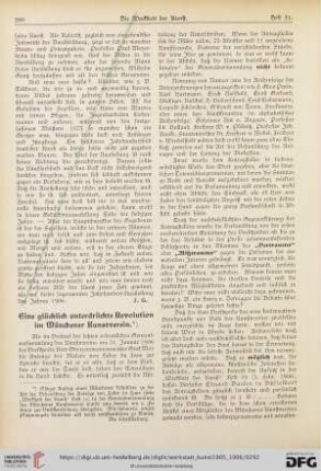 Eine glücklich unterdrückte Revolution im Münchener Kunstverein