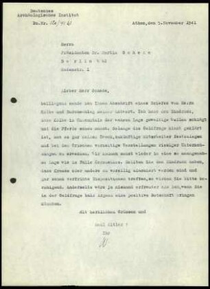 W. Wrede an M. Schede