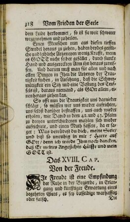 Das [VIII.] Cap. - Das XI. Cap.