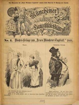 Münchener humoristische Blätter. 1891