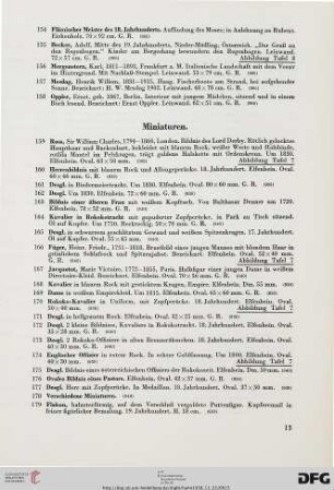 Miniaturen (Nr. 159-179)