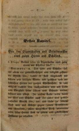 Katechismus für Hirten und Schäfer