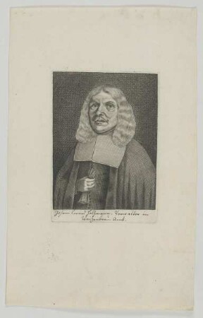 Bildnis des Johann Conrad Holtzmann