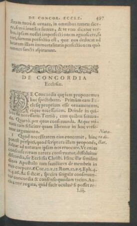 De Concordia Ecclesiae.