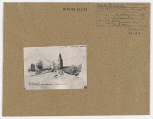 Schaubild: Kolonie Schillerhöhe. Berlin, Wedding, Oskarplatz (seit 1958 Louise-Schroeder-Platz)