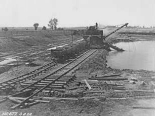 Bau des alten Fuhse-Dükers /Mittellandkanal